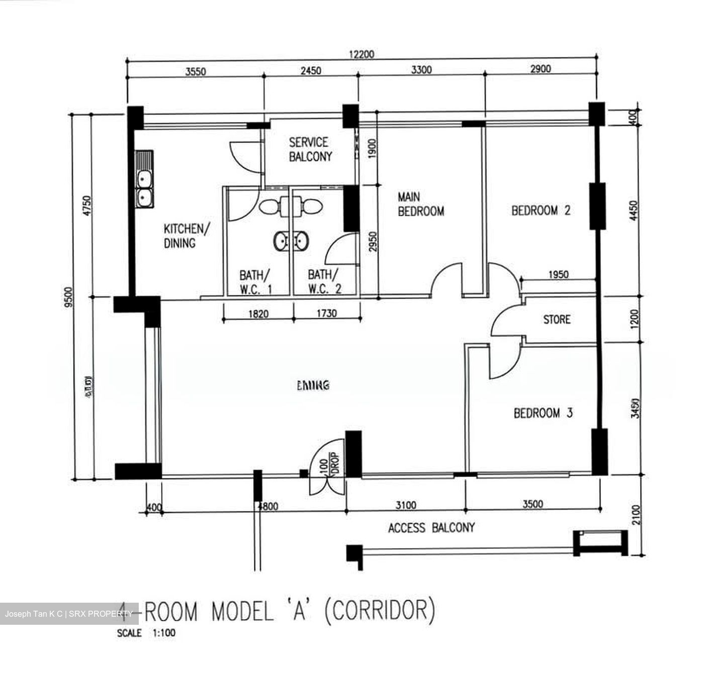 Blk 792 Choa Chu Kang North 6 (Choa Chu Kang), HDB 4 Rooms #579684081